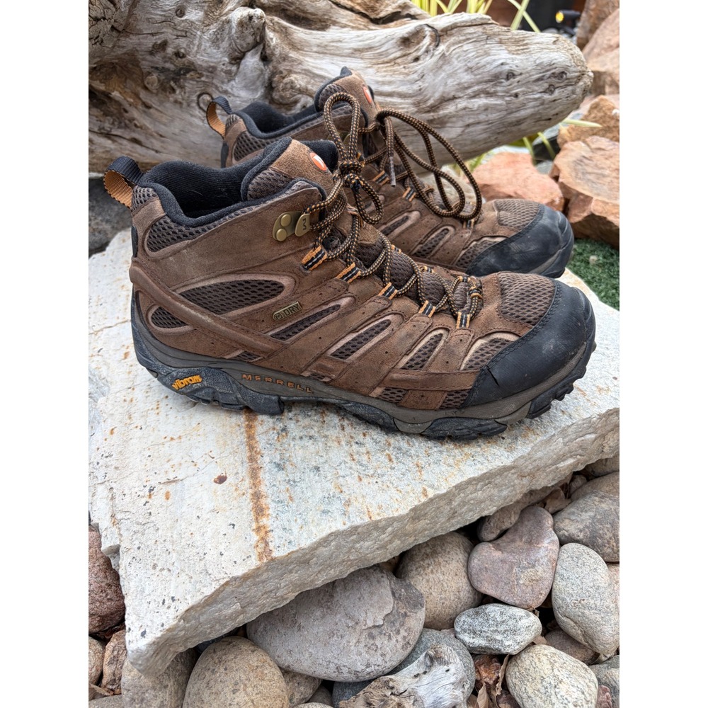Merrell Moab 2 Mid Waterproof Hiking Boots Earth Brown Mens 11.5 J06051W